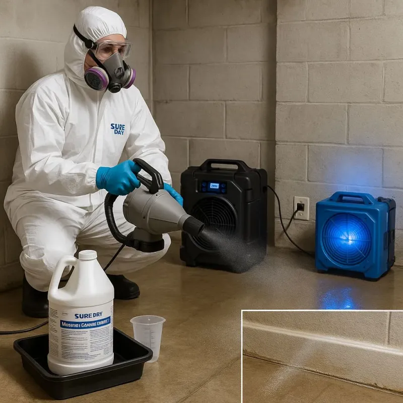 Sanitization and Odor Removal process in Church Hill, PA